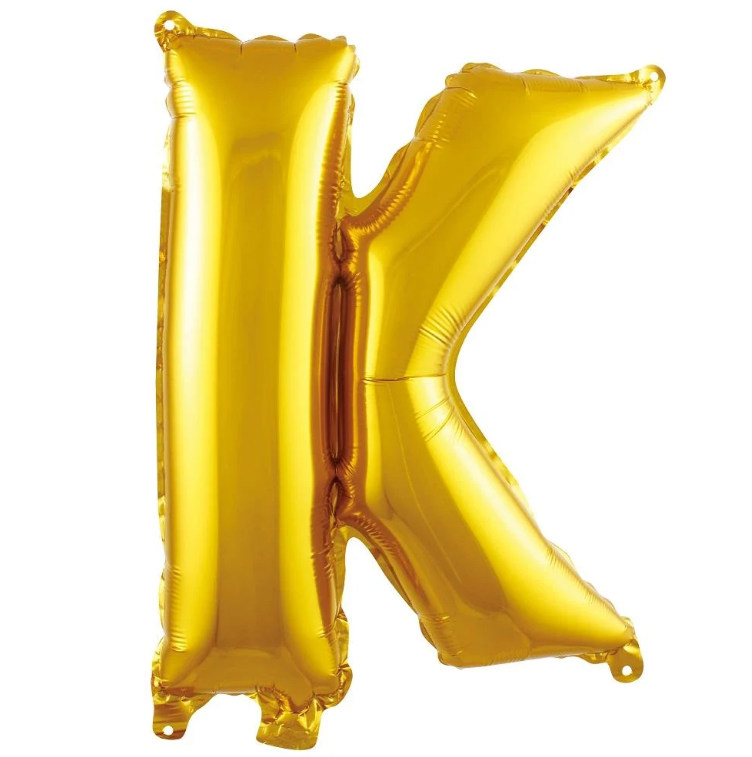 Folyo Balon Gold K 16 İnç 36 Cm